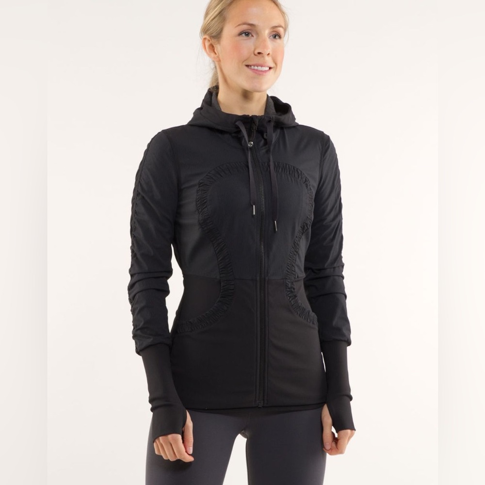 Lululemon Black Dance Studio Jacket, size 4